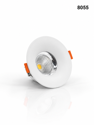 اسبوت دائري 3000K 12W WH 8055 ع100 --
