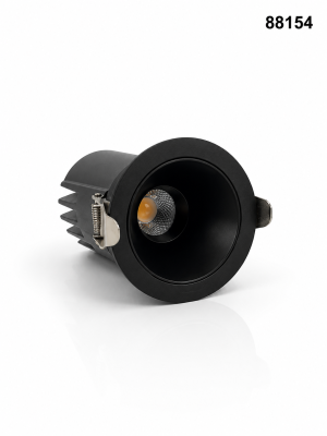 اسبوت دائري 7W RTC-88154 BK ع100 @