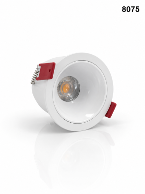 اسبوت دائري 3000K 12W WH 8075 ع100 --