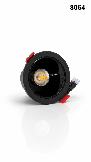 اسبوت دائري 4000K 12W BK 8064 ع100 --