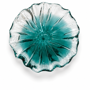 كرستال نازل 6110 وردة دائرية bluish green / clear ع80