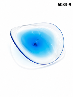 كرستال نازل 6033-9 دائرية مموجة light blue gradient ع50