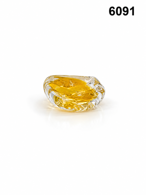 كرستال نازل 6091 حجر 1f clear/light amber ع350