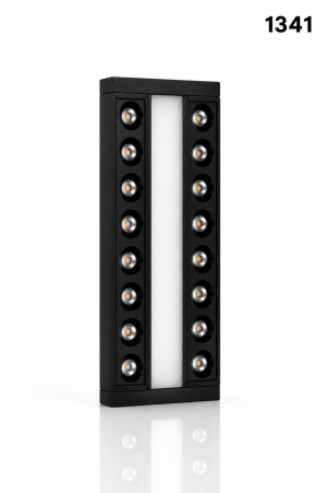 انارة خط+منقطة 1341 45W BK 3000K 27cm ع24 --